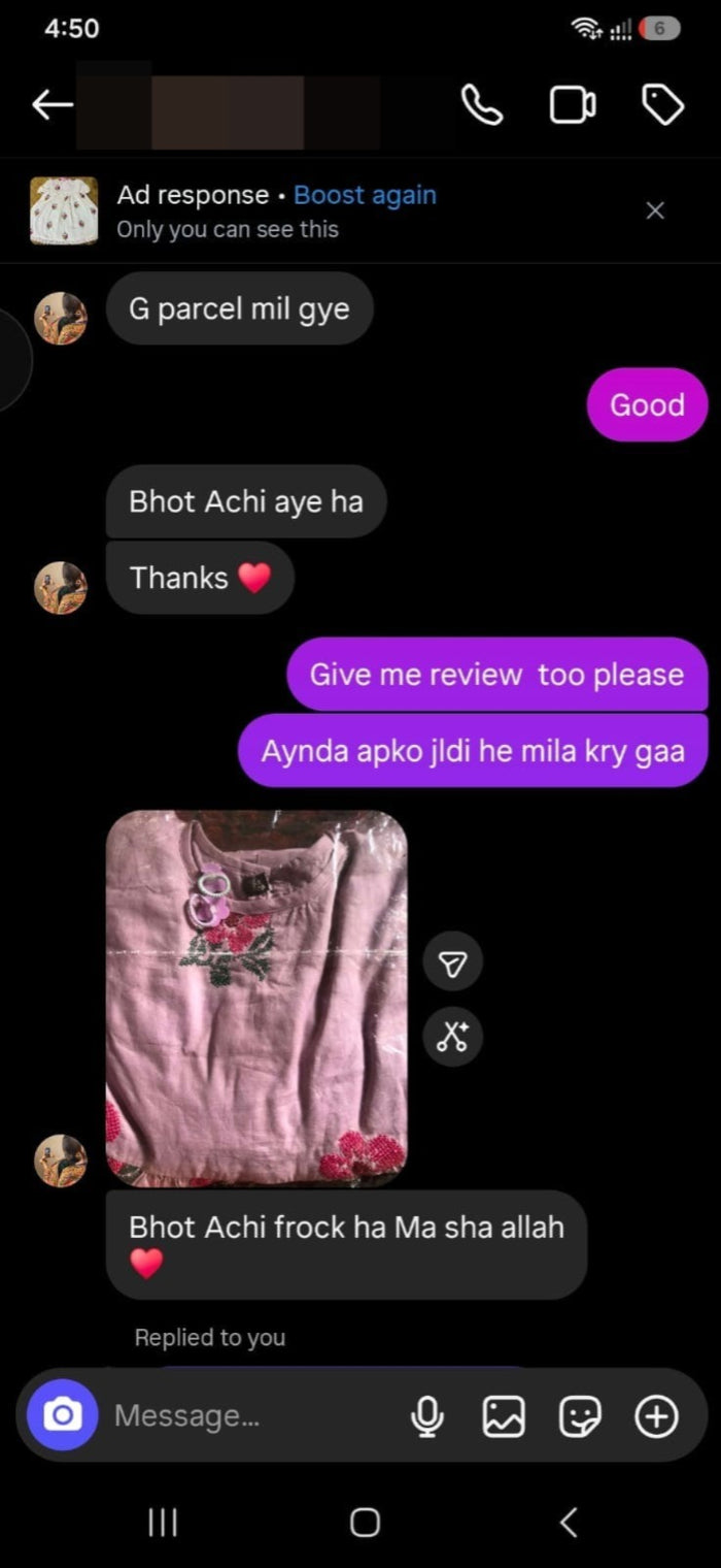 Customer review of AKS BY AYESHA