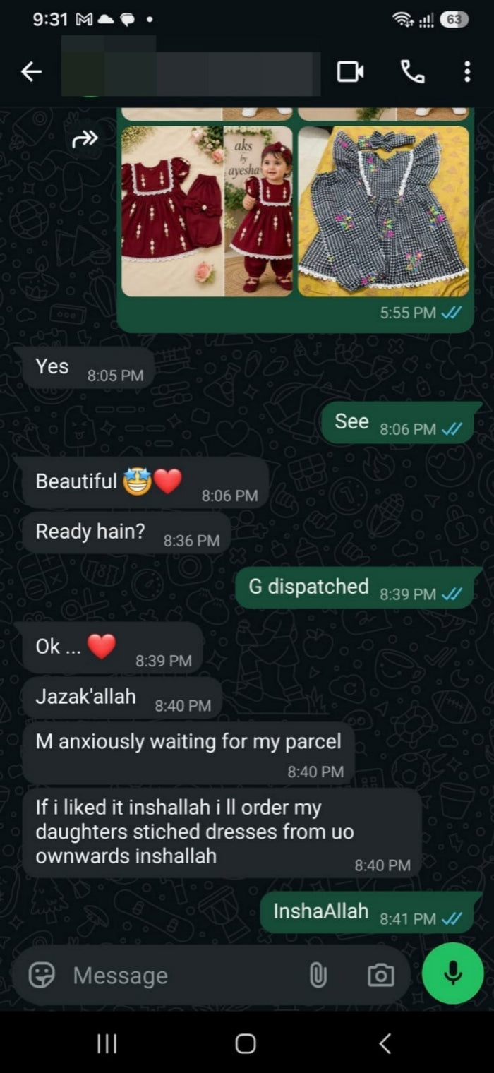 Customer review of AKS BY AYESHA