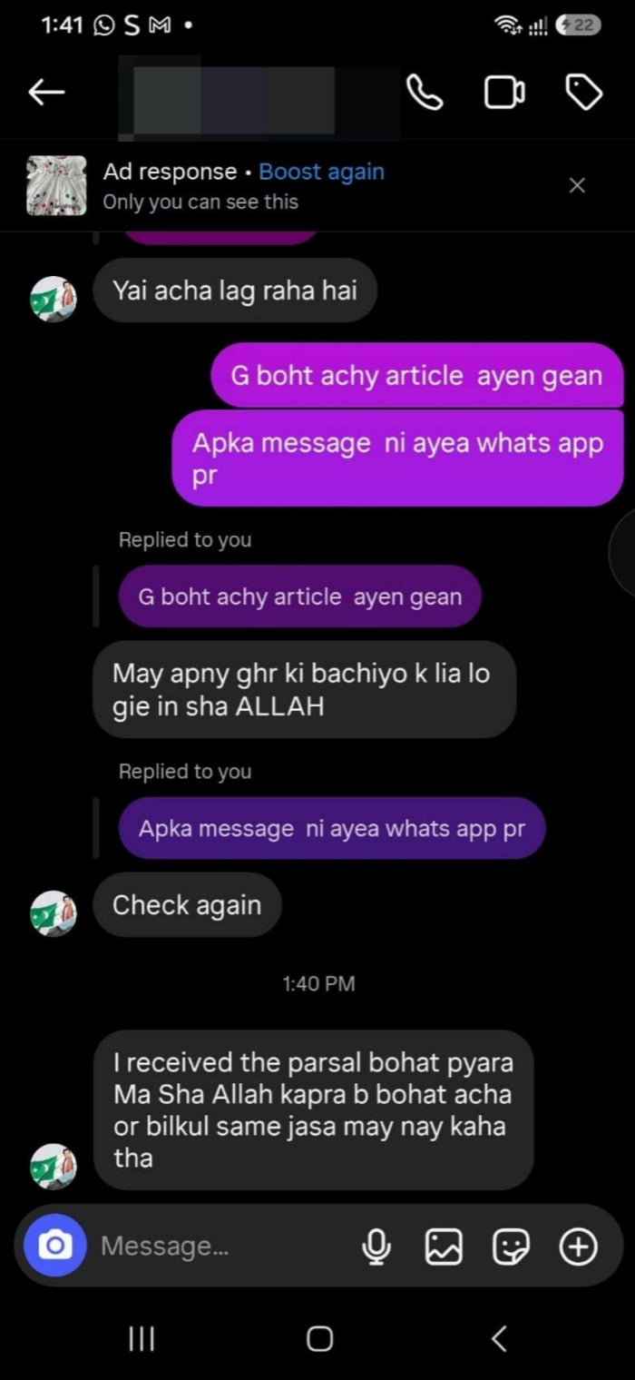 Customer review of AKS BY AYESHA