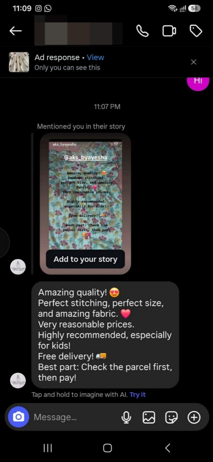 Customer review of AKS BY AYESHA
